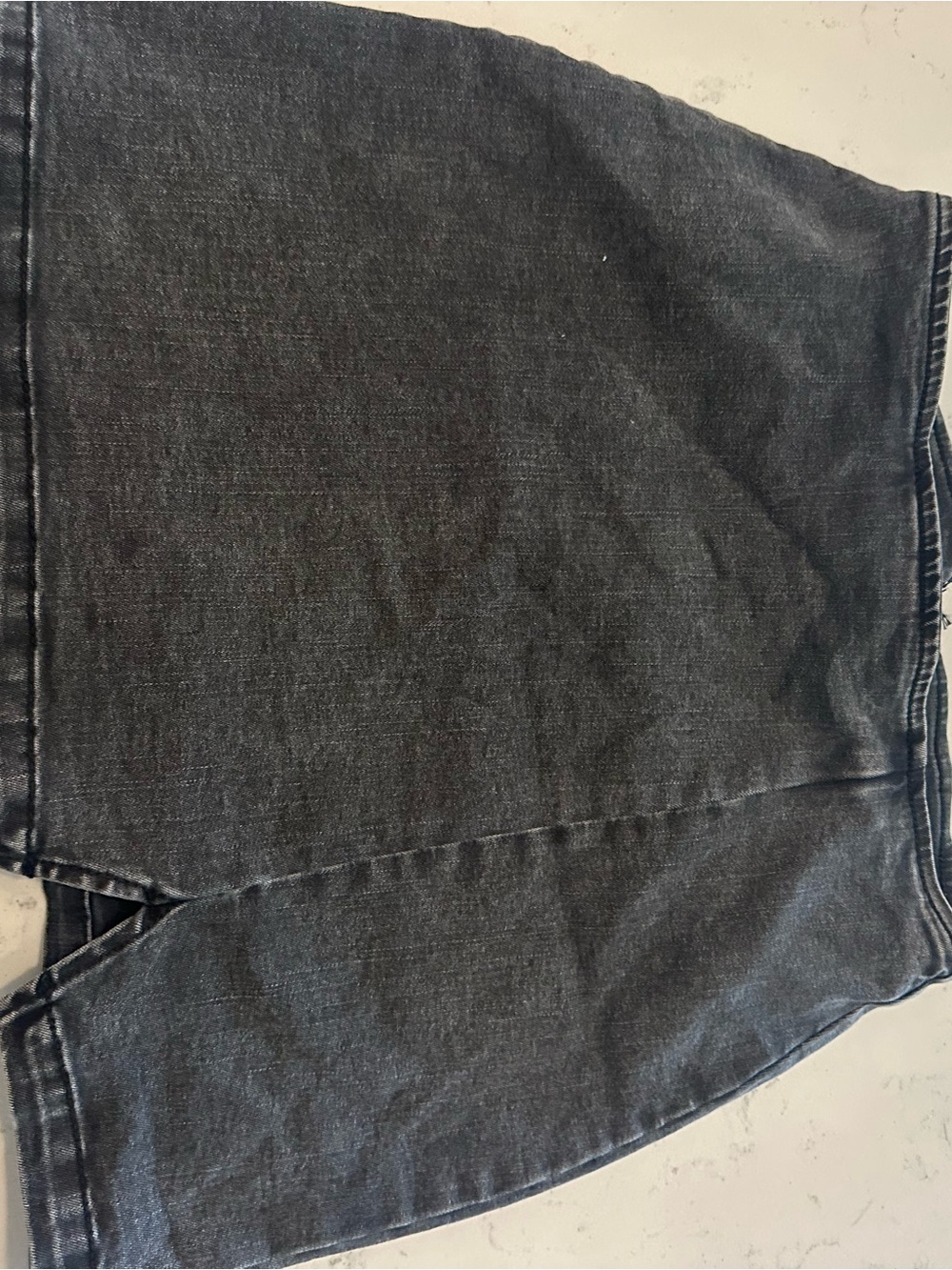 wild fable Black Denim Mini Skirt